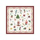 Servetele de masa, 20 buc, 33x33 cm, Christmas Ornaments Red - AMBIENTE